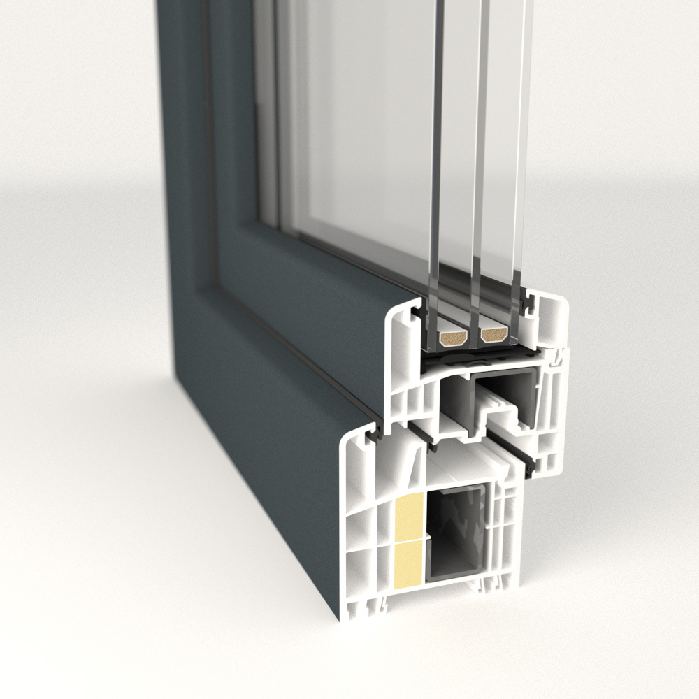 S 9000 plus is GEALAN's new center gasket system with a stable bar in the window rebate and effective protection against external influences.